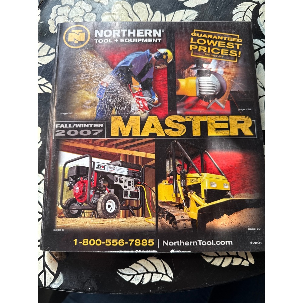 Northern Tool Equipment Fall Winter 2007 Master Catalog 2801 Vintage Reference